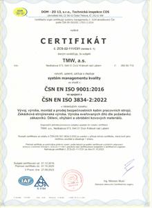  Náhled certifikátů