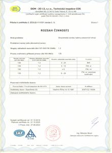  Náhled certifikátů
